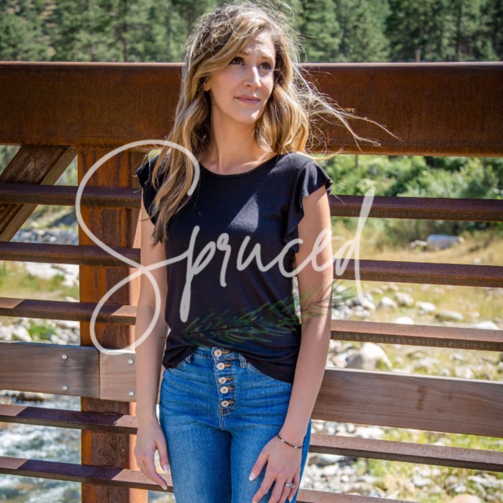 Basic Black Flutter Sleeve